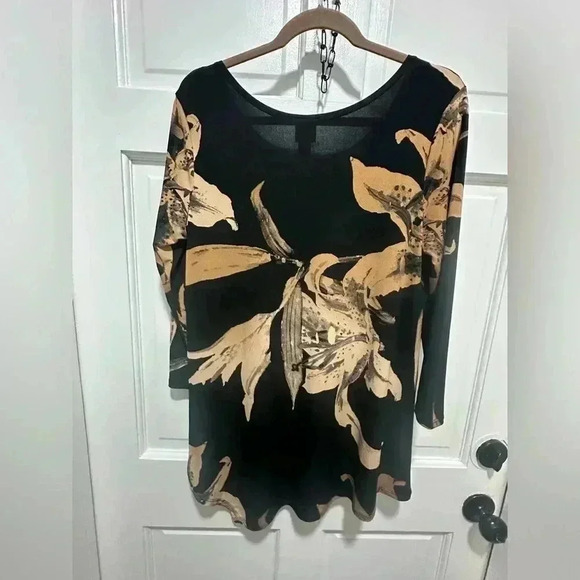 Clara sun Woo Lily Kerchief Angle Hem Tunic Size Small - Picture 2 of 5